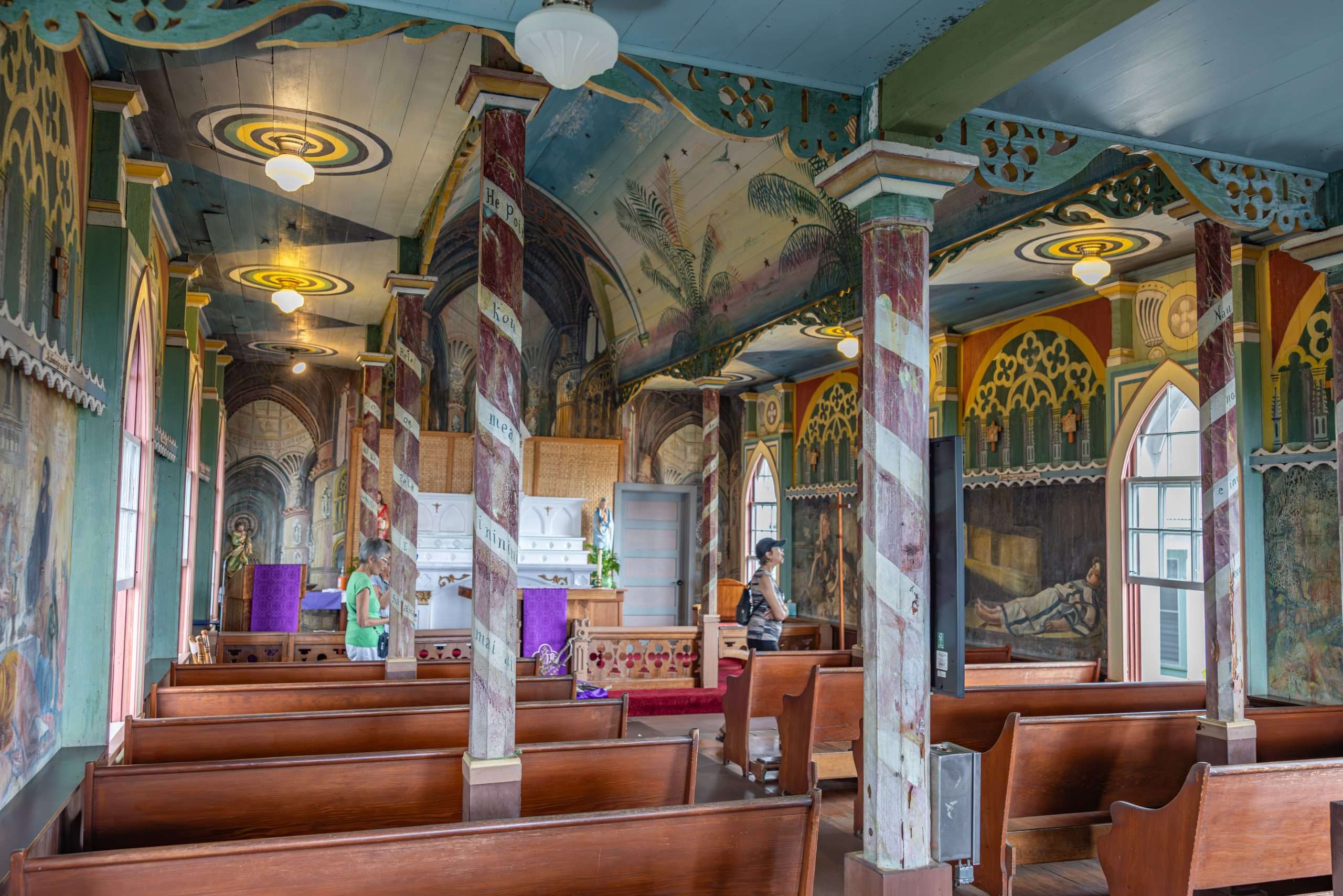 St. Benedict's Painted Church, things to do on the Big Island.