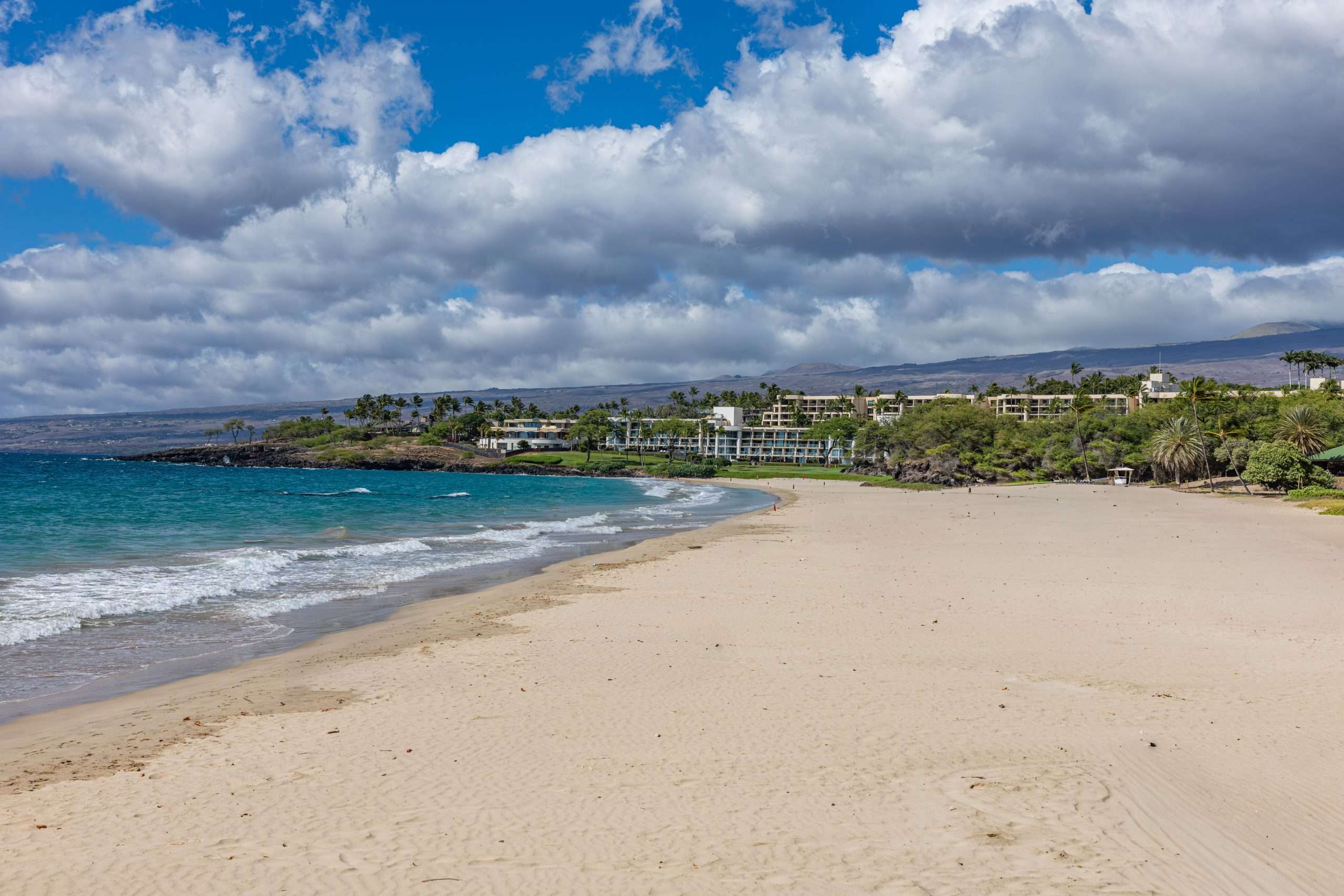 Best of Kona shore excursion stop at Hapuna beach.
