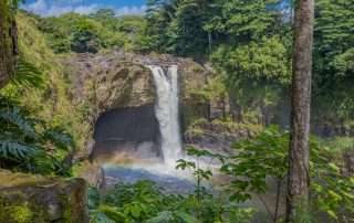 Rainbow Falls on the Big Island of Hawaii.